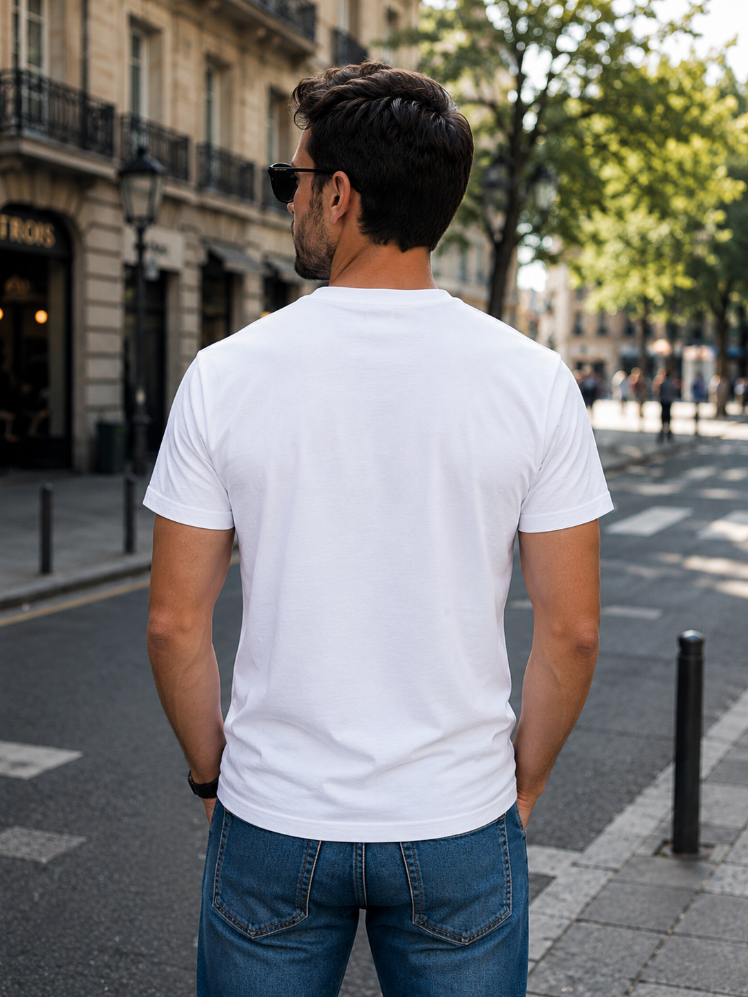 Camiseta "SimplyPanda" blanco