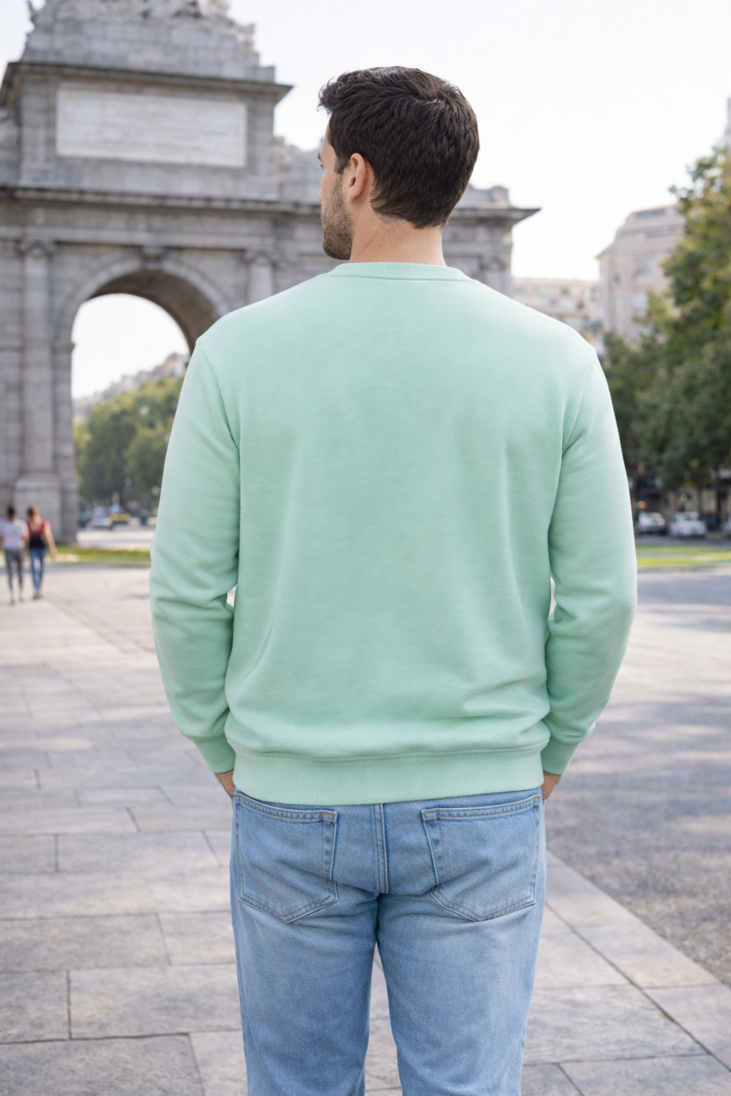 Sudadera oversize "LaPanda Signature" aguamarina