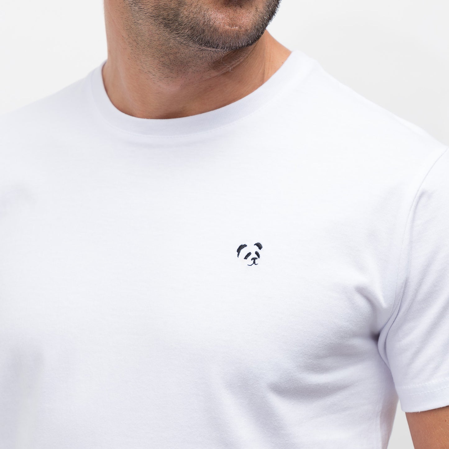 Camiseta "SimplyPanda" blanca