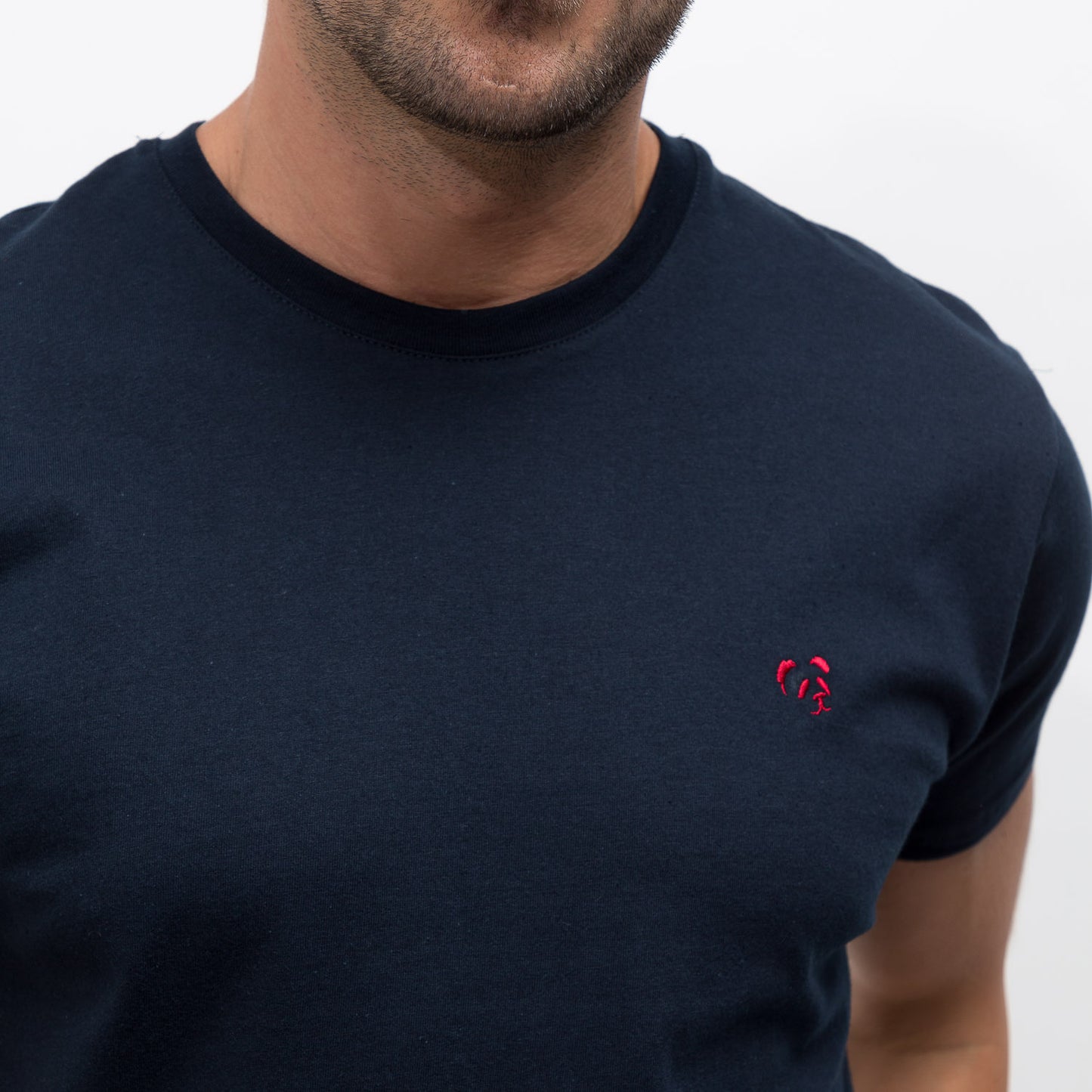 Camiseta "SimplyPanda" azul marino