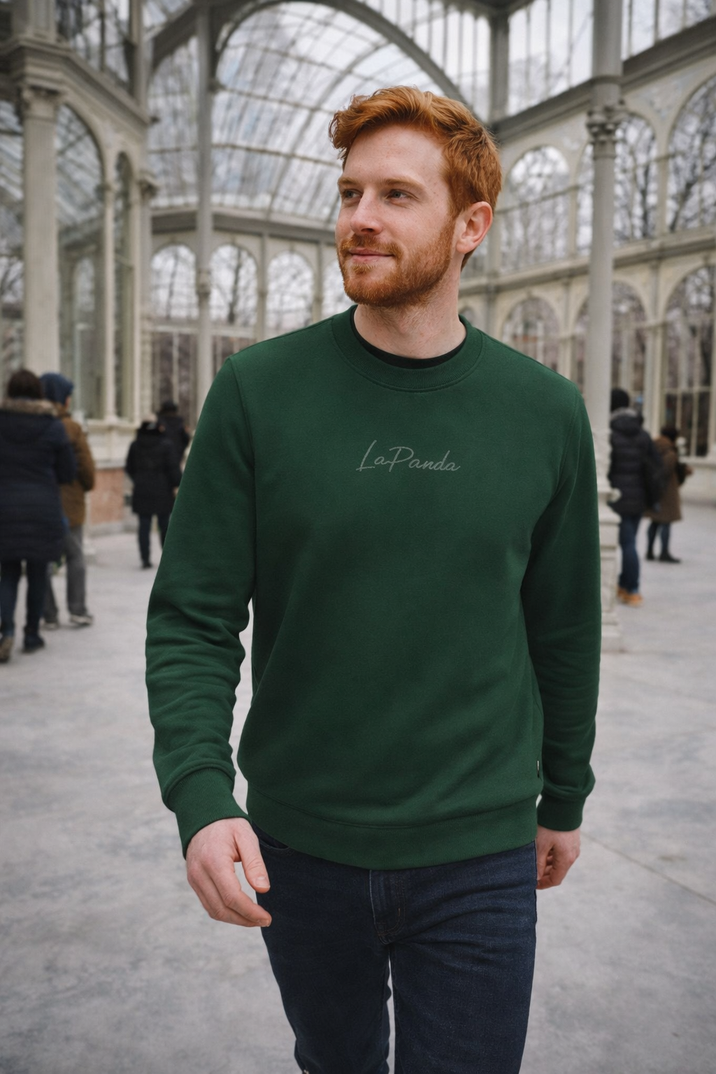 Sudadera "LaPanda Signature" verde