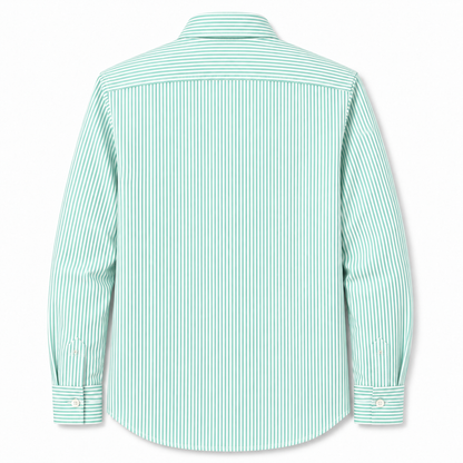 Camisa de Rayas Verdes Algodón LaPanda