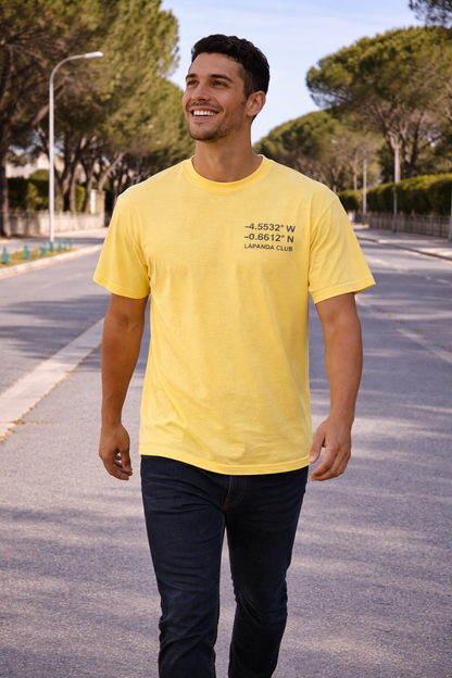 Camiseta "LaPanda Club" Amarillo