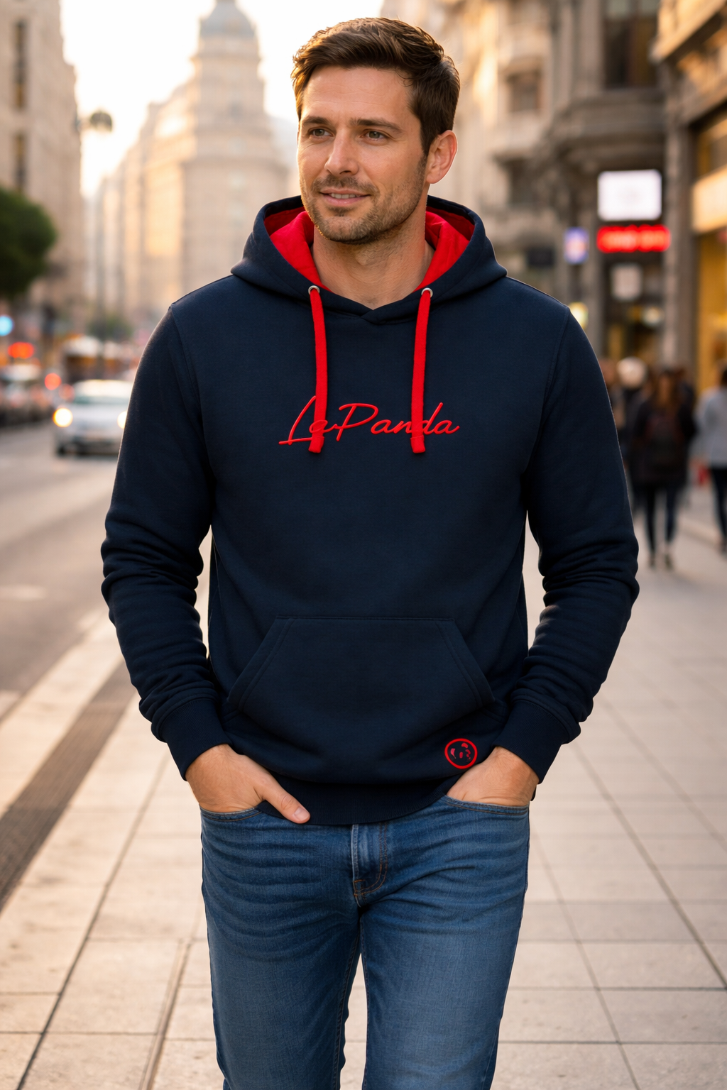 Sudadera "LaPanda Signature" marino