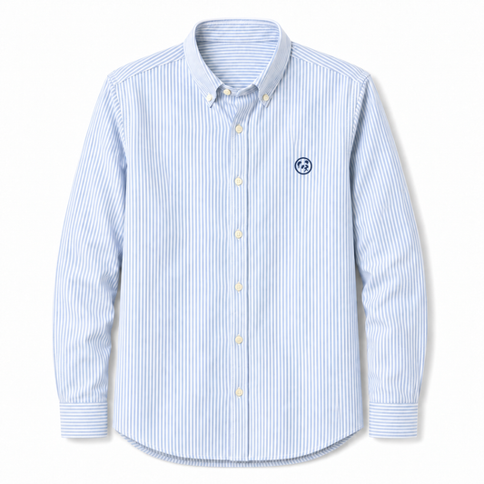 Camisa de Rayas Azules Algodón LaPanda