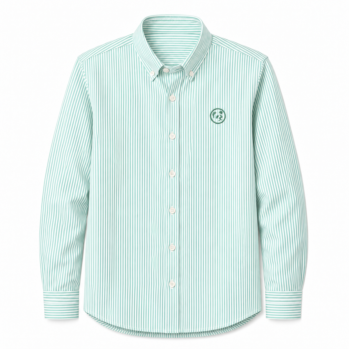 Camisa de Rayas Verdes Algodón LaPanda