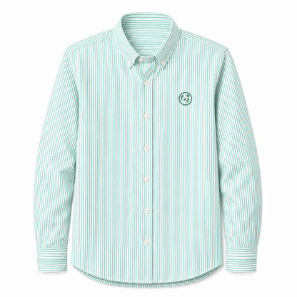 Camisa de Rayas Verdes Algodón LaPanda
