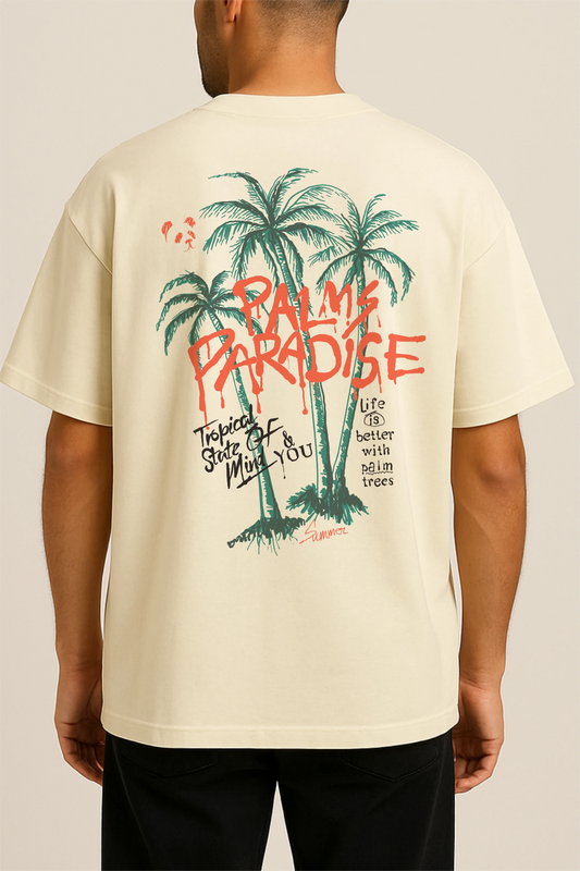 Camiseta Oversize "Palm Trees"