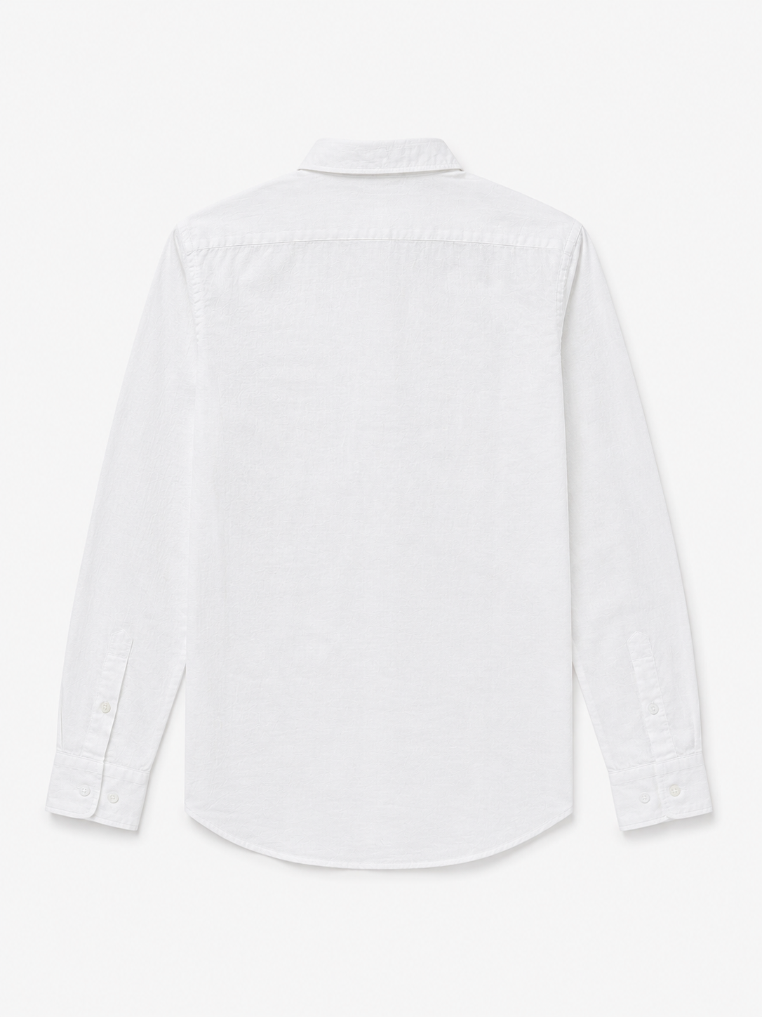 Camisa Lino Blanca Lisa