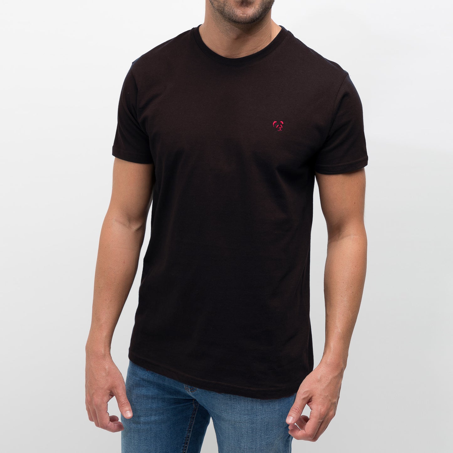 Camiseta "BasicPanda" Negro