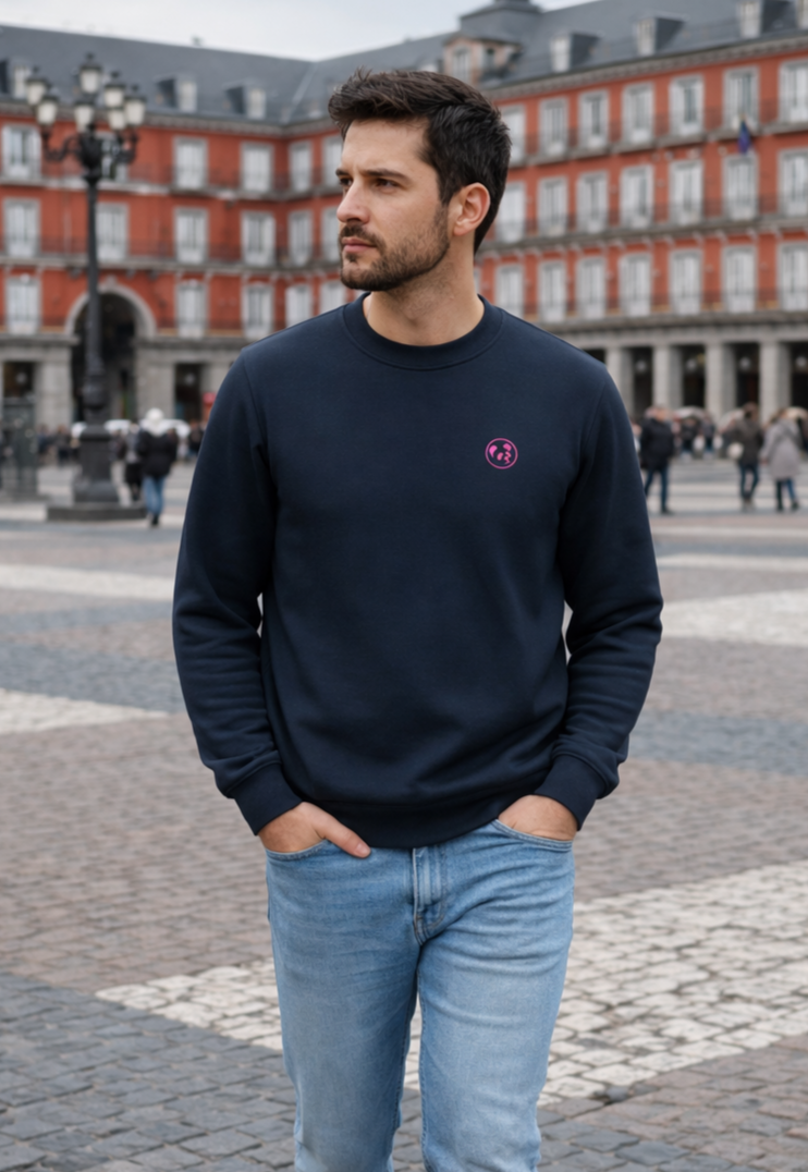 Sudadera "LaPanda Signature" azul marino