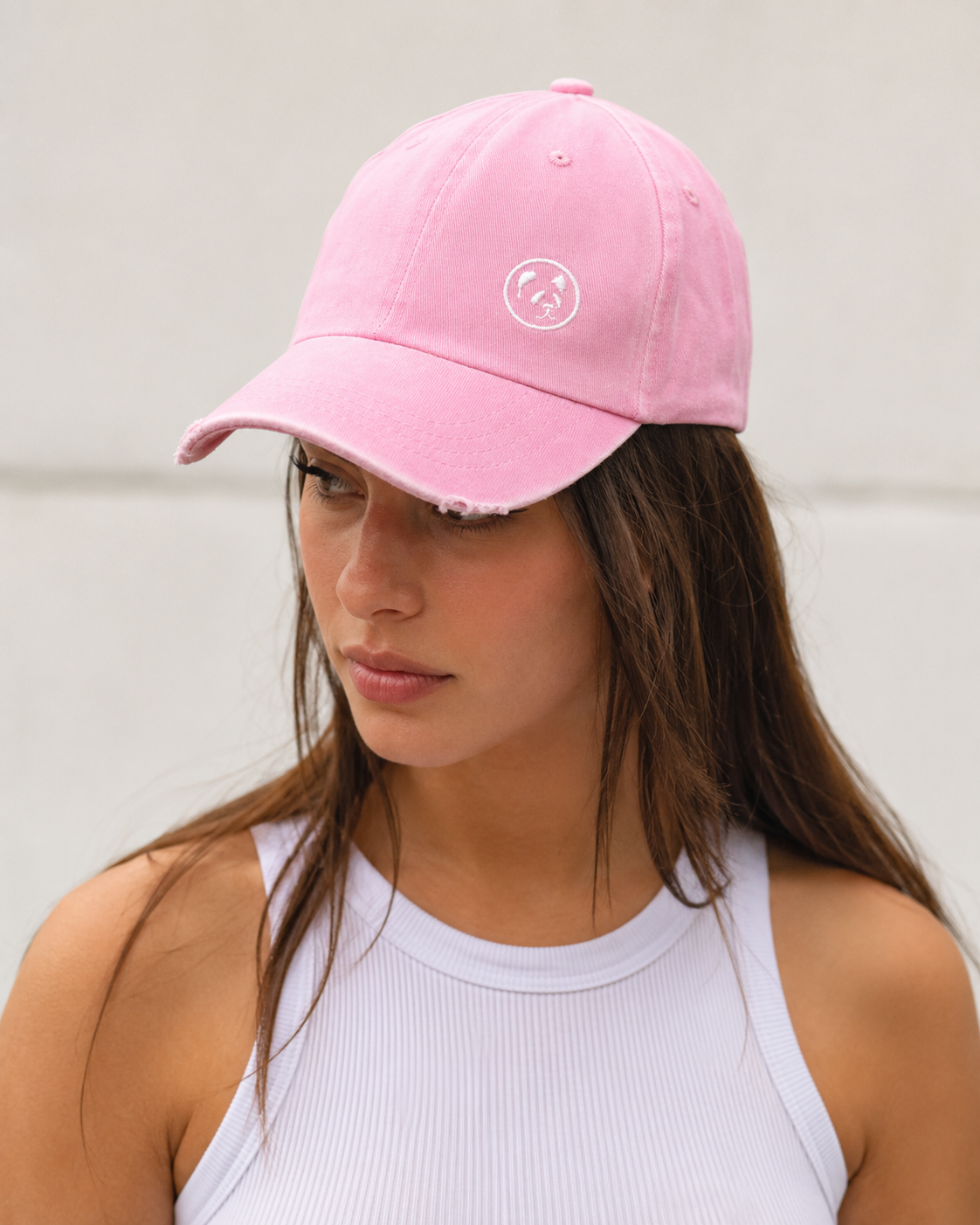 Gorra "Panda jeans" Rosa