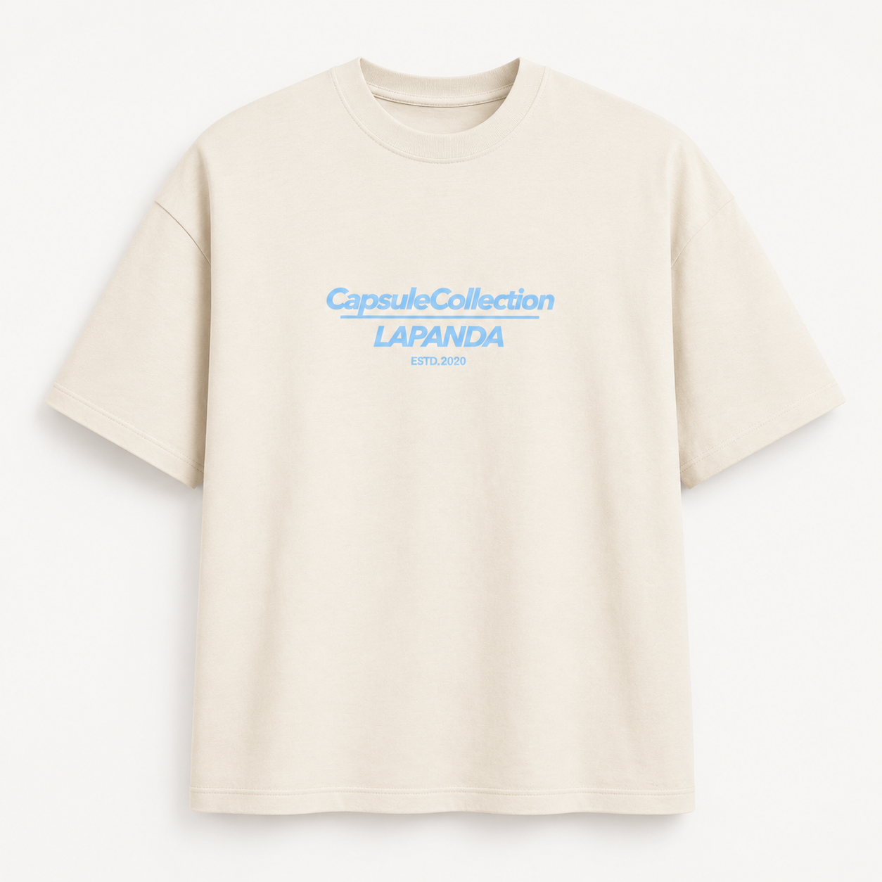 Camiseta Oversize "Loyal Souls" marfil