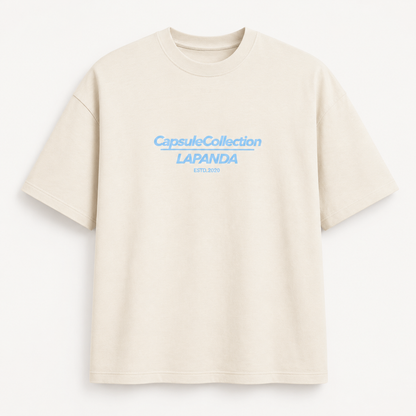 Camiseta Oversize "Loyal Souls" marfil