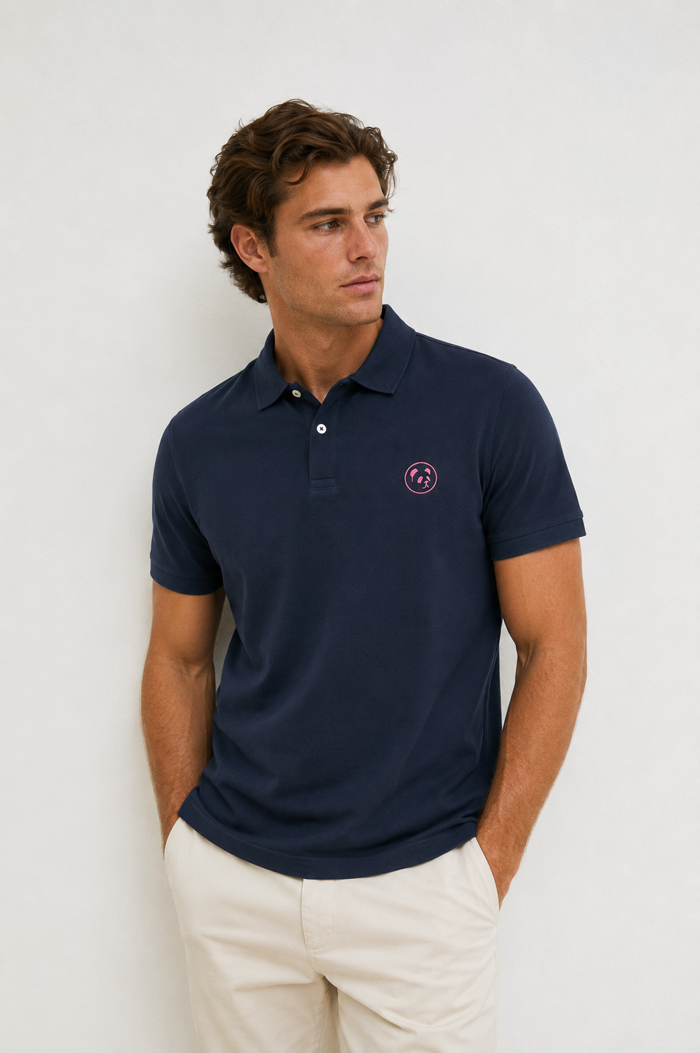 Polo "SimplyPanda" Azul Marino