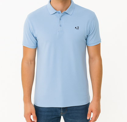 Polo "SimplyPanda" azul celeste