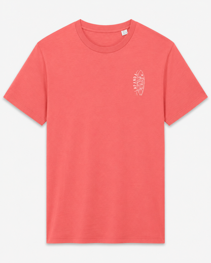 Camiseta "LaPanda Surf" · Print Blanco