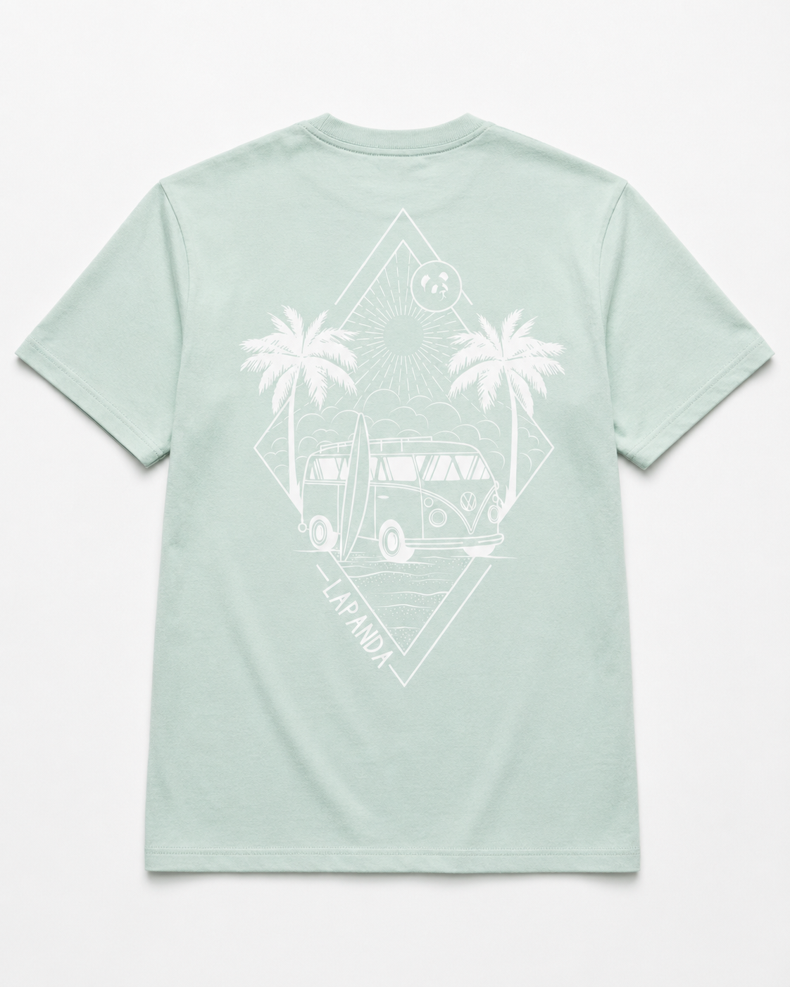 LaPanda "Beach Van" Mint · Print Blanco