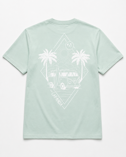 LaPanda "Beach Van" Mint · Print Blanco