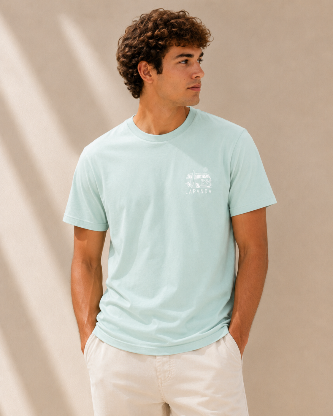 LaPanda "Beach Van" Mint · Print Blanco